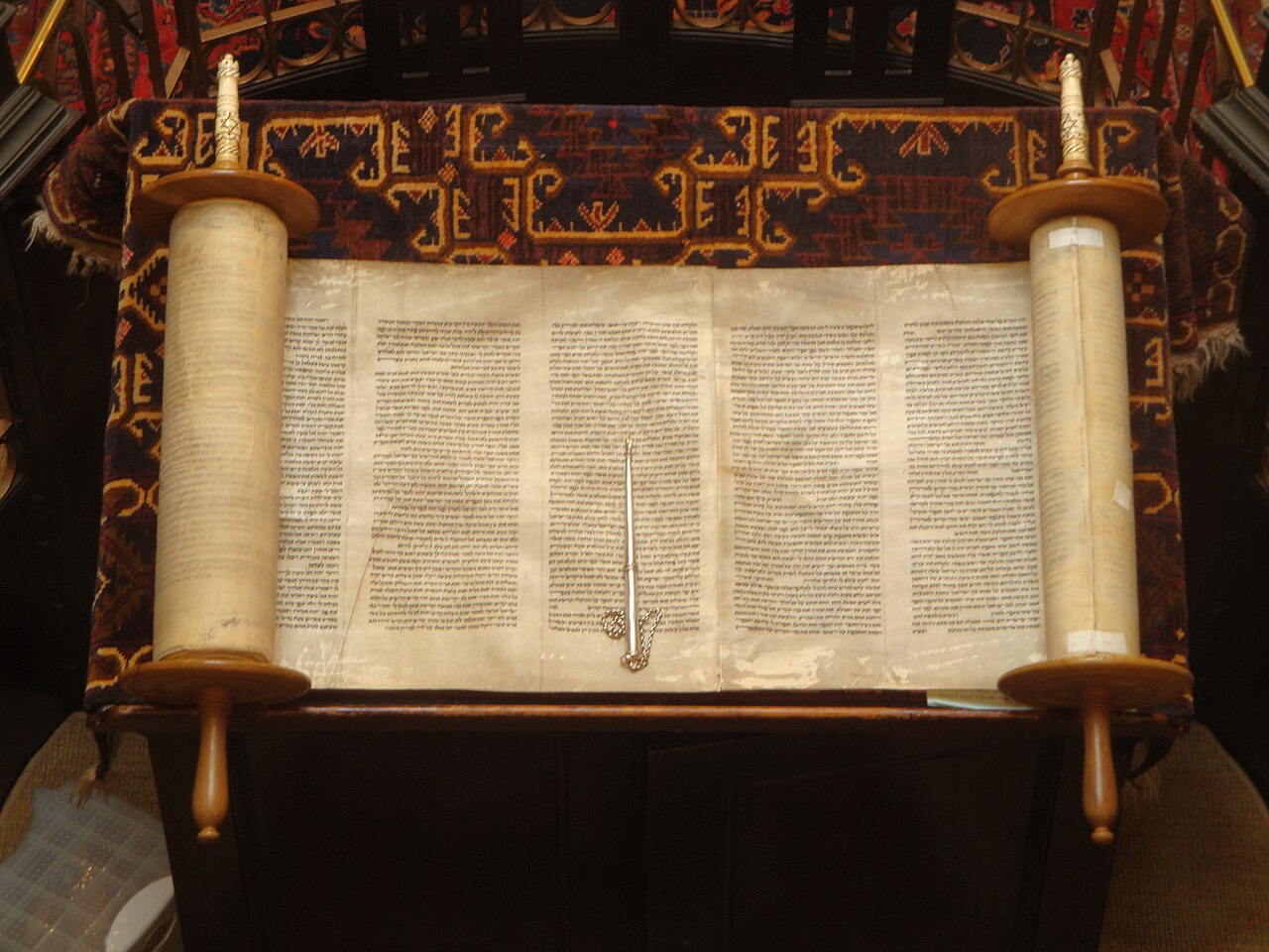 Open Torah Scroll